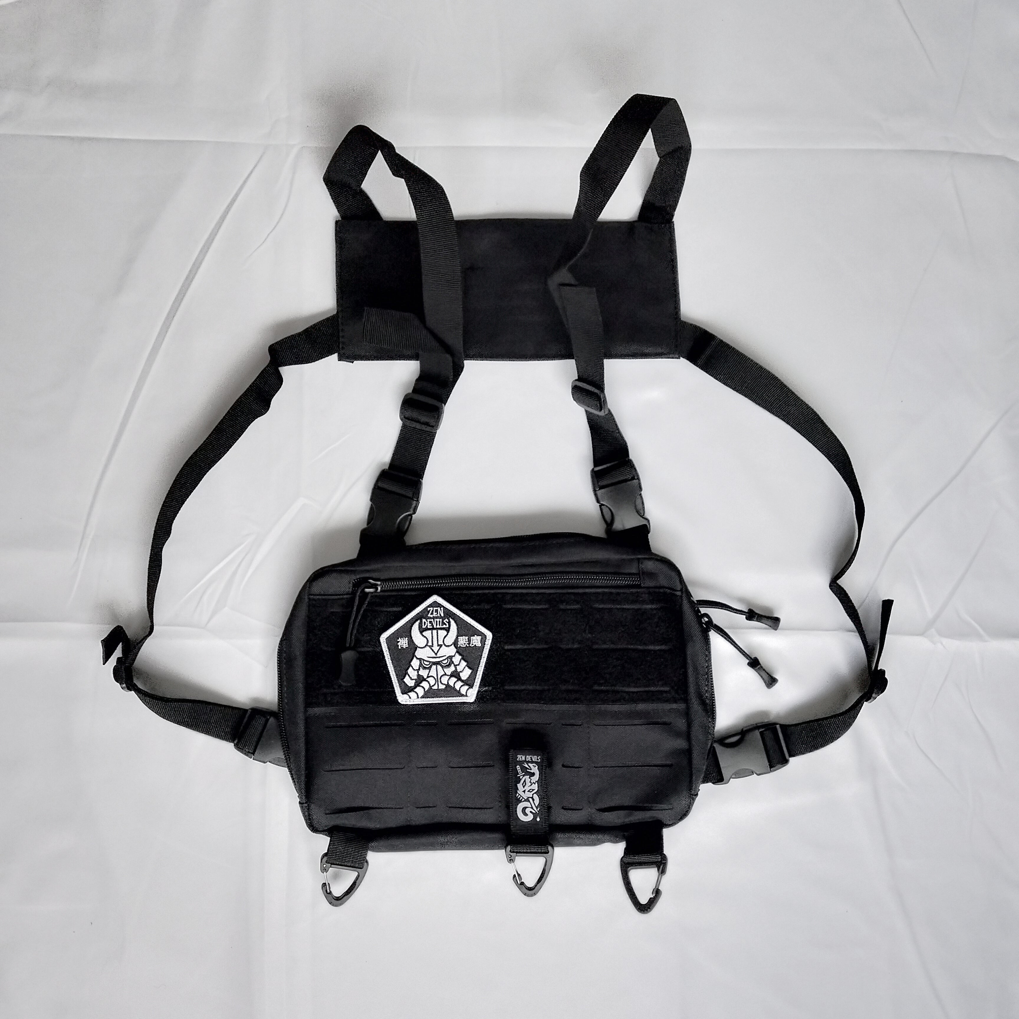 The Warcore Samurai Tactical Chest Bag (black keychain) – Zen Devils