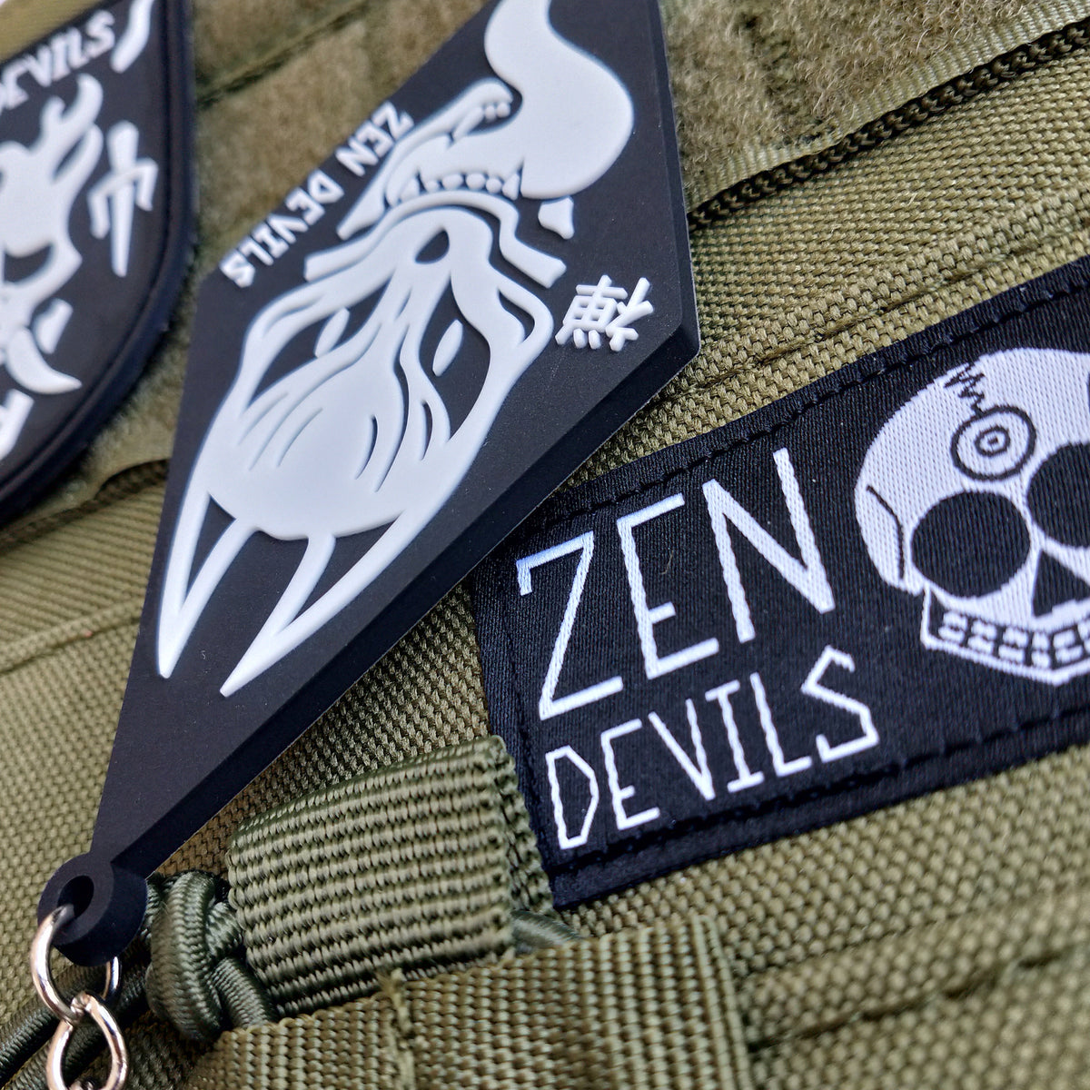 The Ghost Warrior Glow-in-the-Dark Velcro Patch – Zen Devils