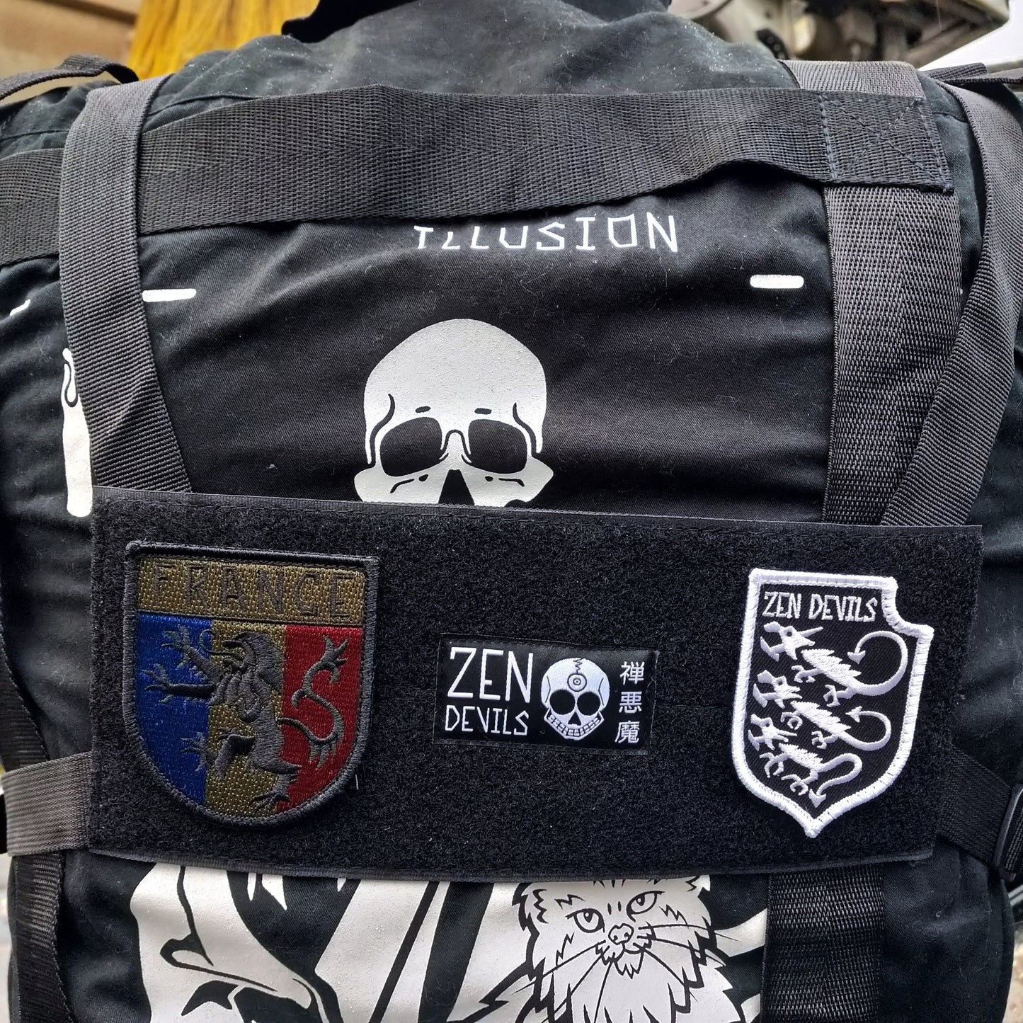 The Subdued France Lion Shield Velcro Patch