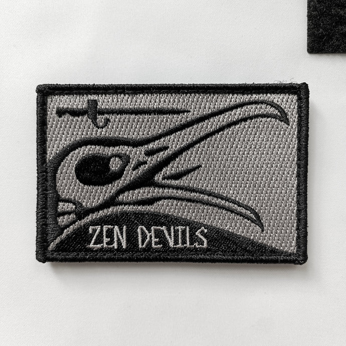 The Skull Crow Bayonet Velcro Patch