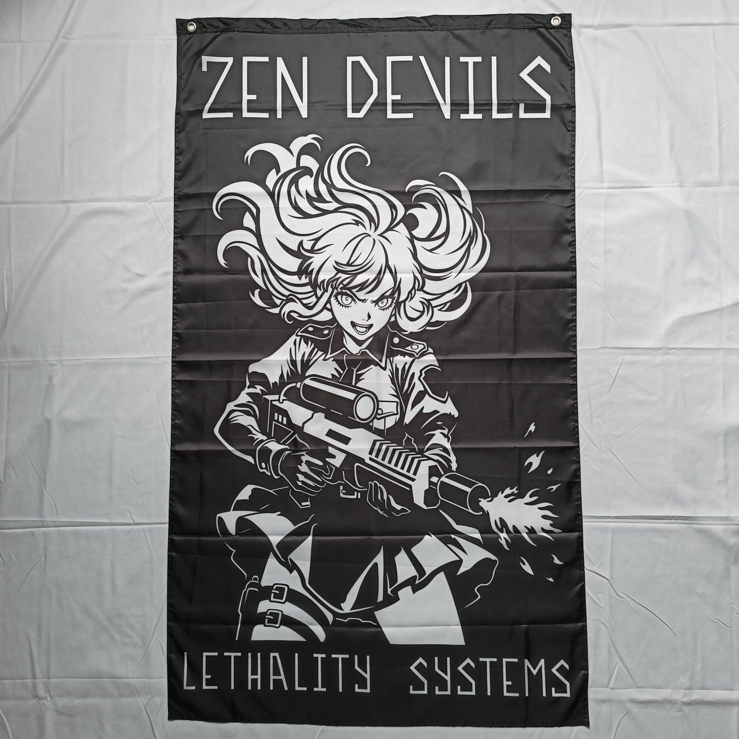 The Flamethrower Waifu Flag