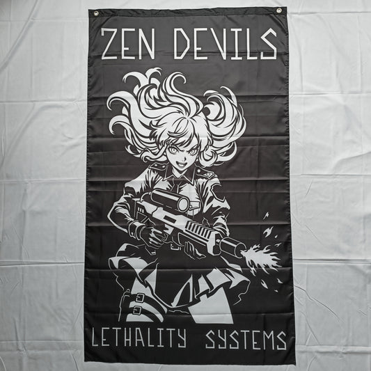 The Flamethrower Waifu Flag