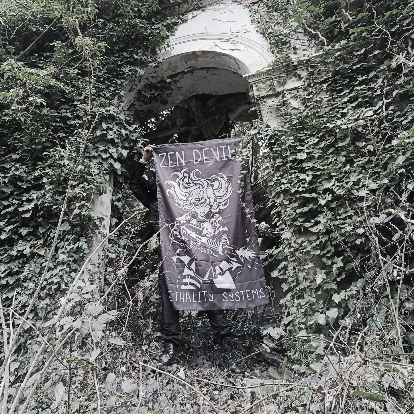 The Flamethrower Waifu Flag