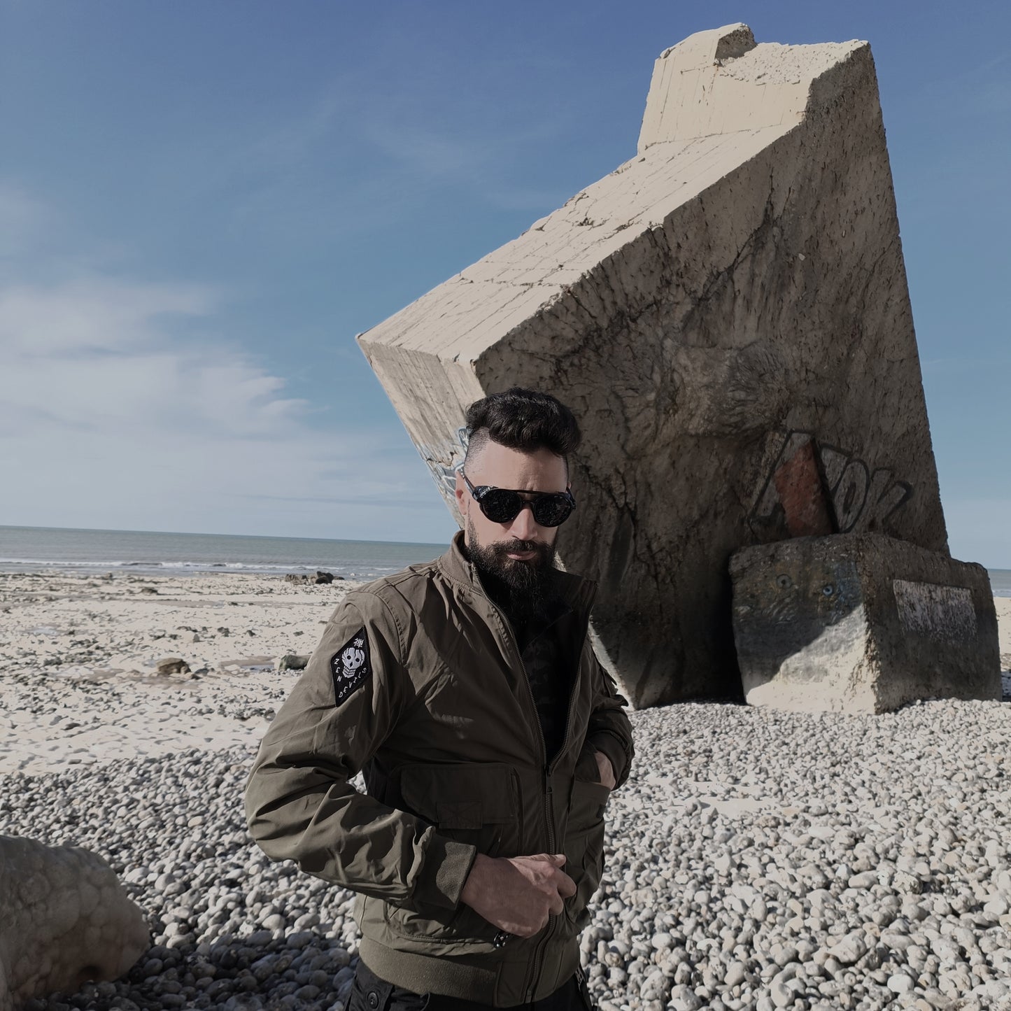 The Flight Bomber Jacket [army green]