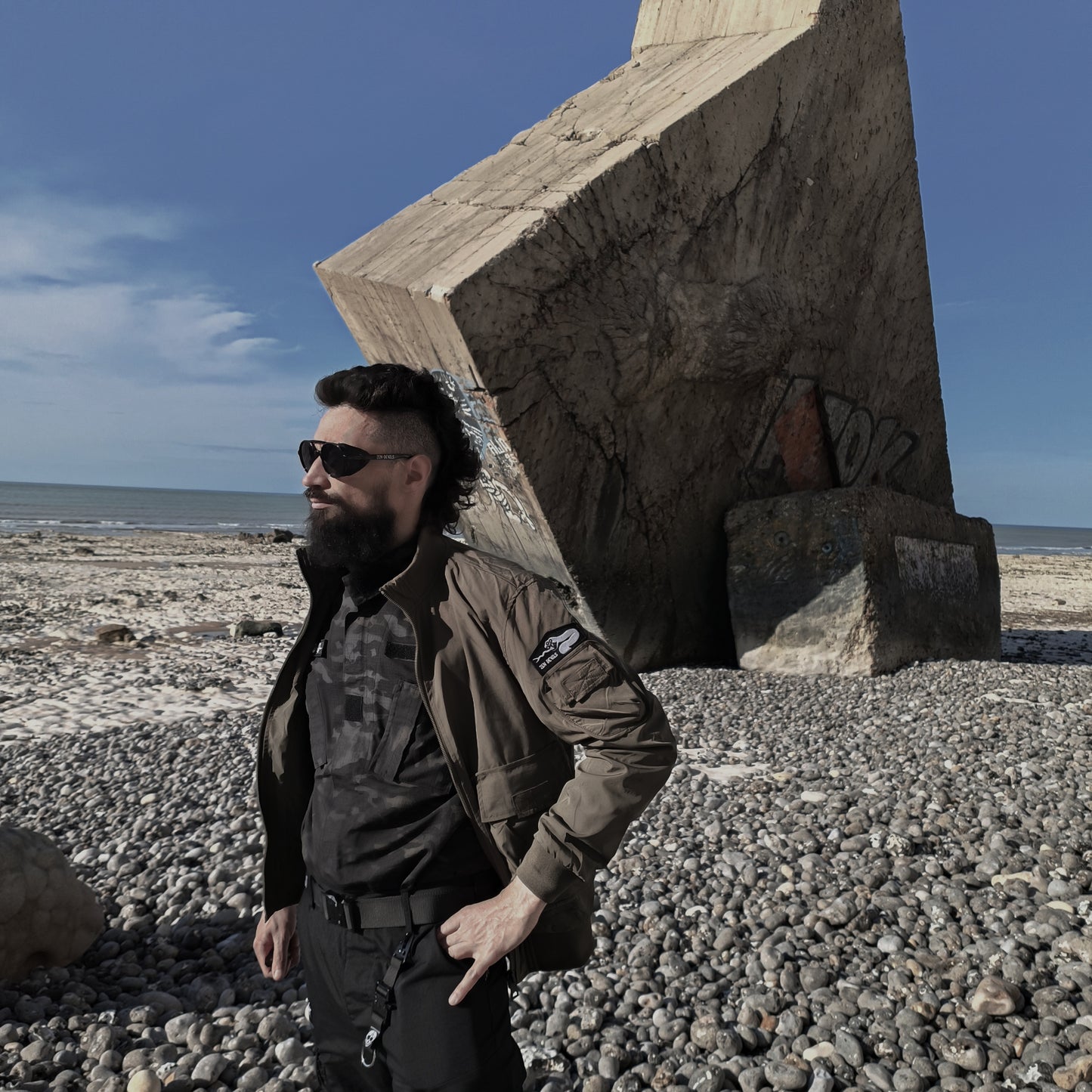 The Flight Bomber Jacket [army green]
