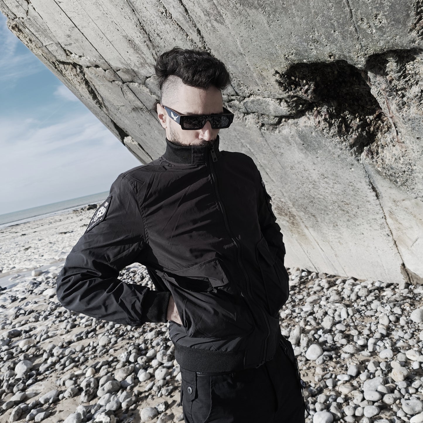 The Flight Bomber Jacket [black]