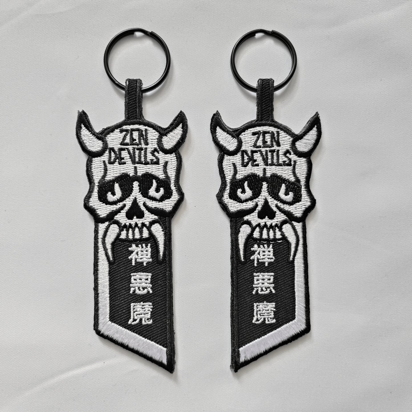 The Demon Skull Tanto Blade Keychain