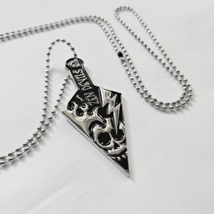 The Skull Kunai Metal Pendant