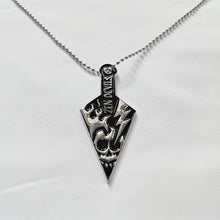 Load image into Gallery viewer, The Skull Kunai Metal Pendant