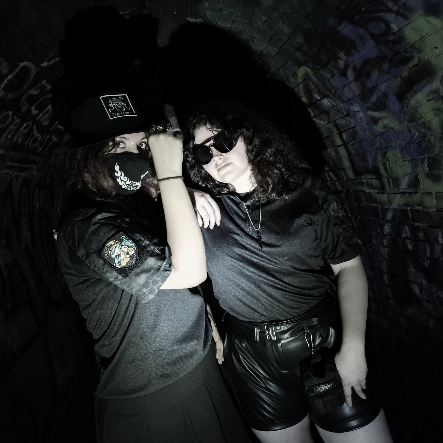 The Short-Sleeve Combat Shirt UBACS [black python]