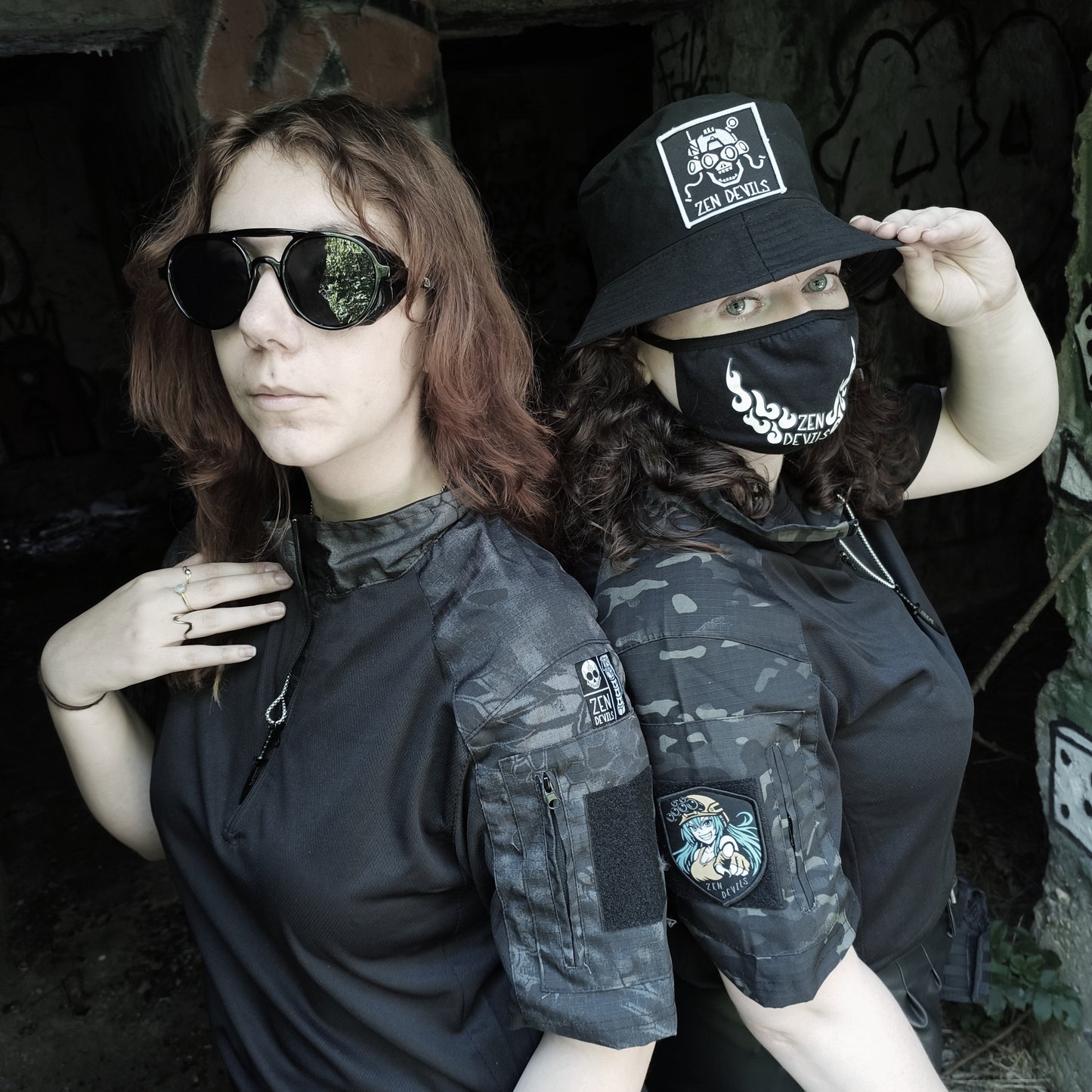 The Short-Sleeve Combat Shirt UBACS [black python]