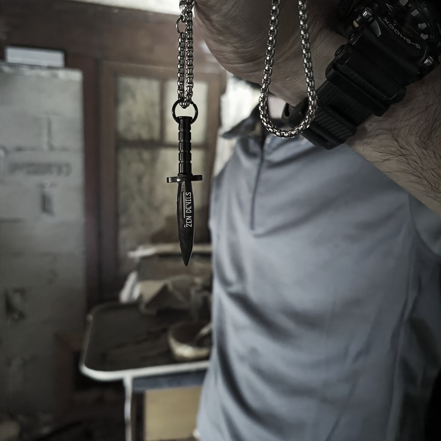 The Blackout Knife Pendant