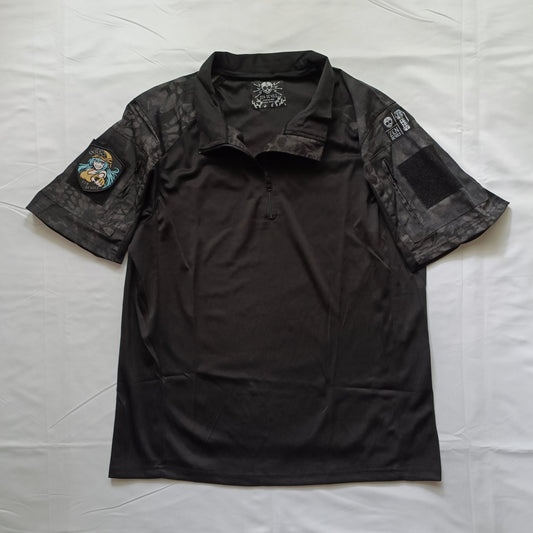 The Short-Sleeve Combat Shirt UBACS [black python]