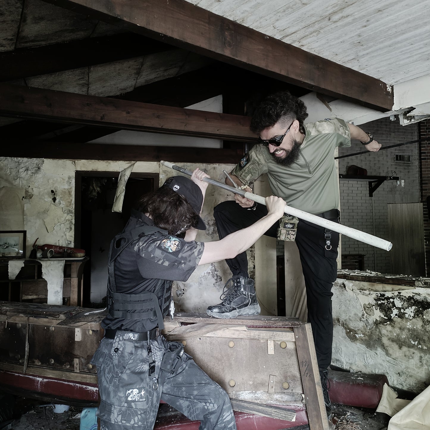 The Short-Sleeve Combat Shirt UBACS [dark multicam]