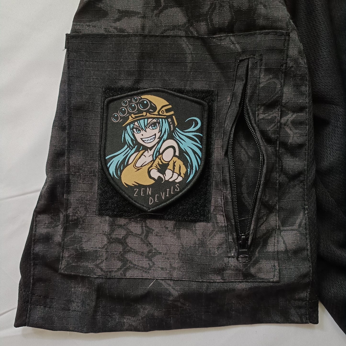 The Short-Sleeve Combat Shirt UBACS [black python]