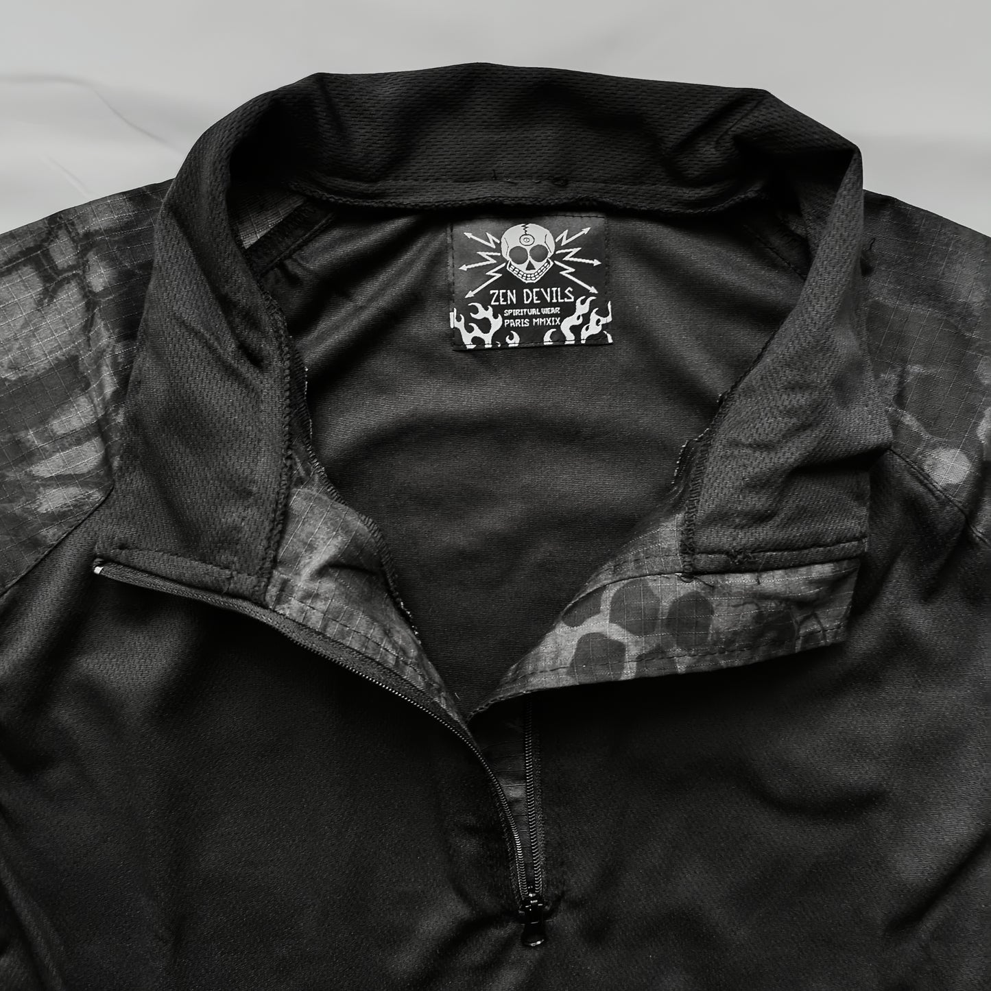 The Short-Sleeve Combat Shirt UBACS [black python]