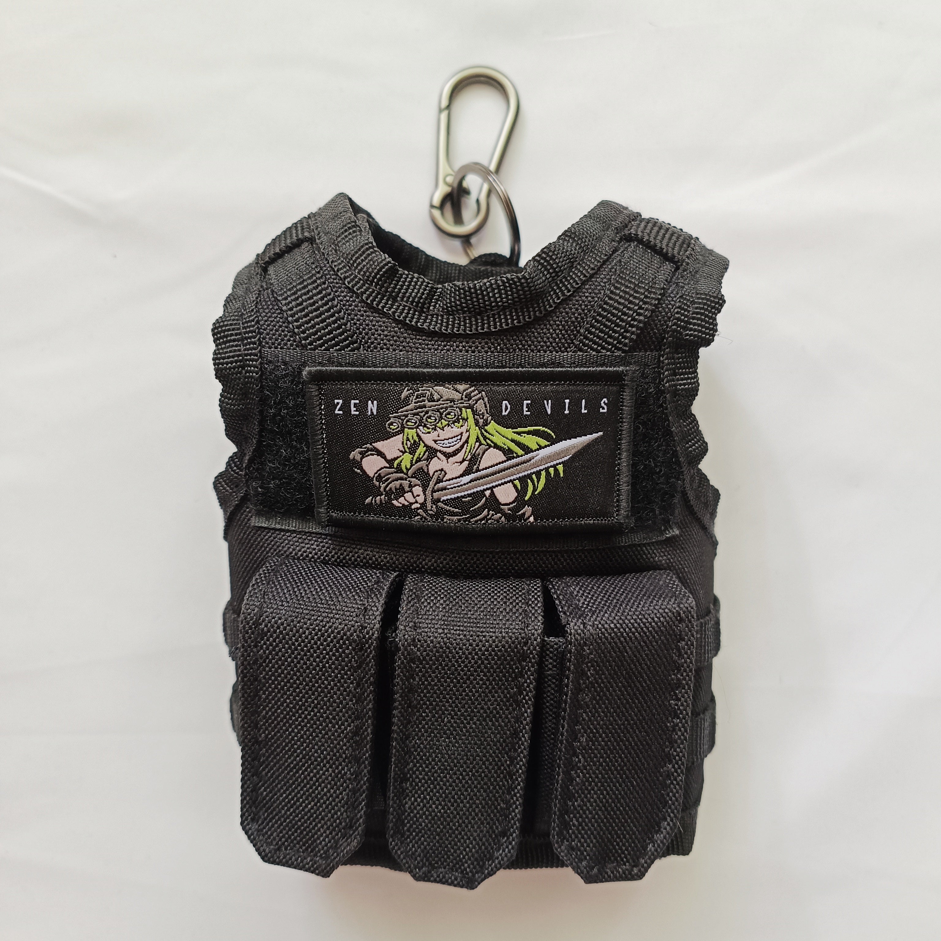 The Mini Tactical Vest Keychain [black] – Zen Devils