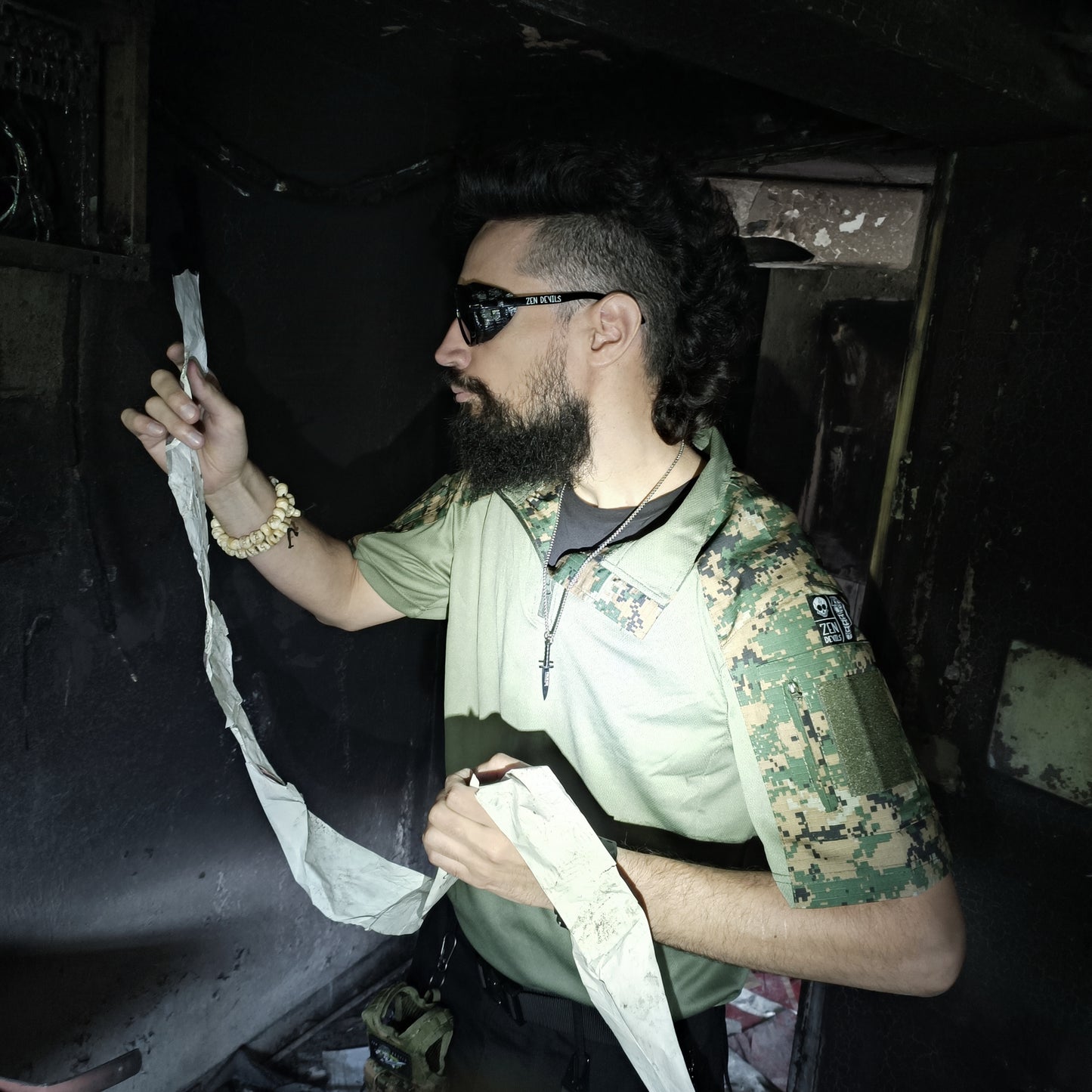 The Short-Sleeve Combat Shirt UBACS [marpat camo]