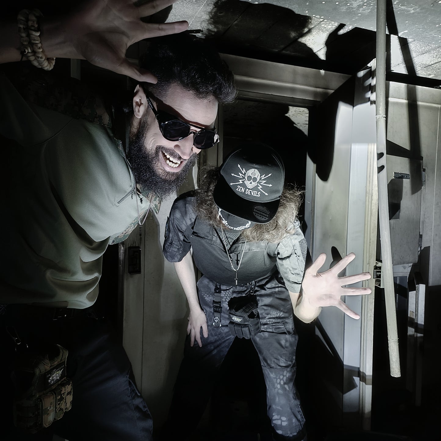 The Mini Tactical Vest Keychain [black]