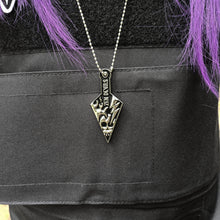 Load image into Gallery viewer, The Skull Kunai Metal Pendant