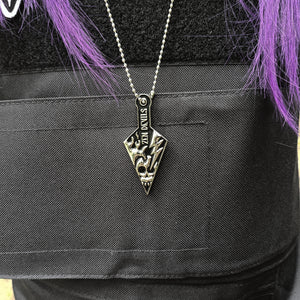 The Skull Kunai Metal Pendant