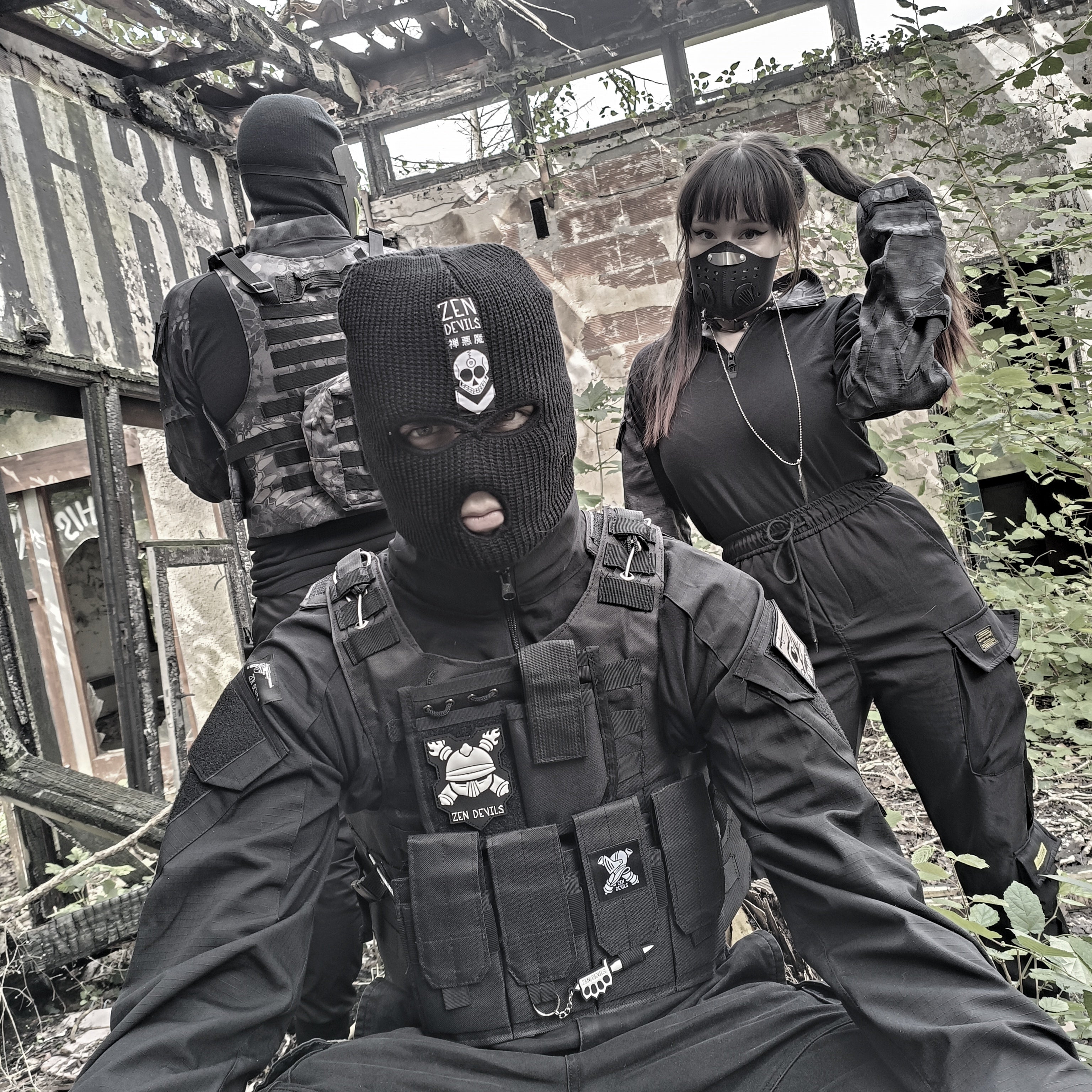 The Trench Tactical Vest [black] – Zen Devils
