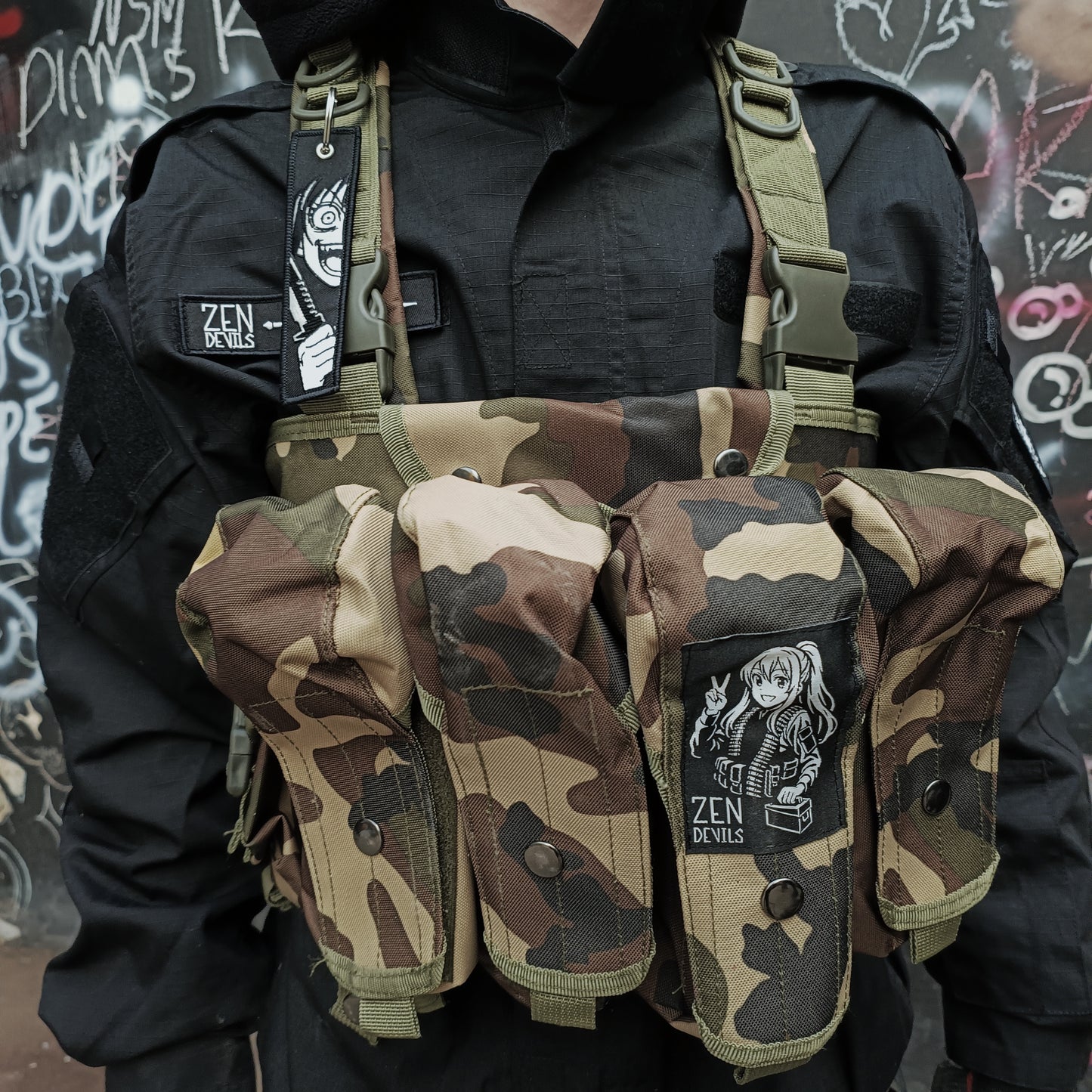 The Chest Rig [woodland camo]