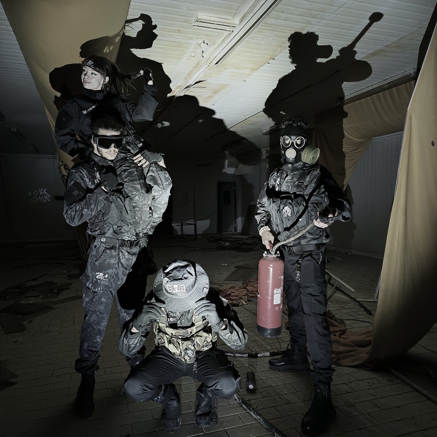 The Combat Uniform Pants [black]