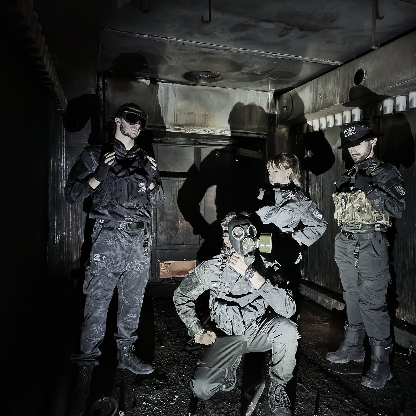 The Combat Uniform Pants [black Python]