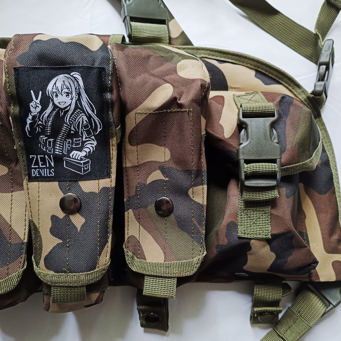 The Chest Rig [woodland camo]