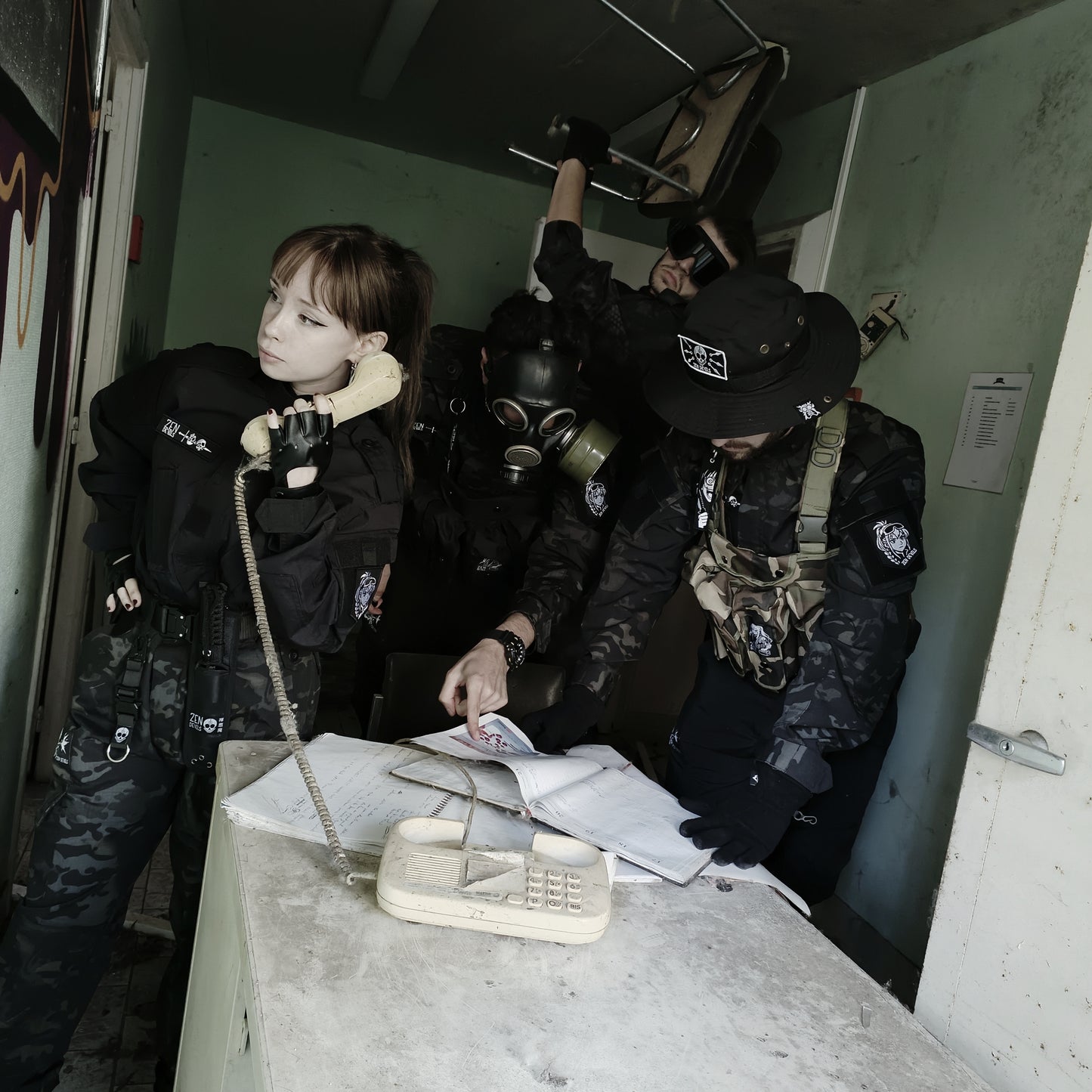The Combat Uniform Shirt [black]