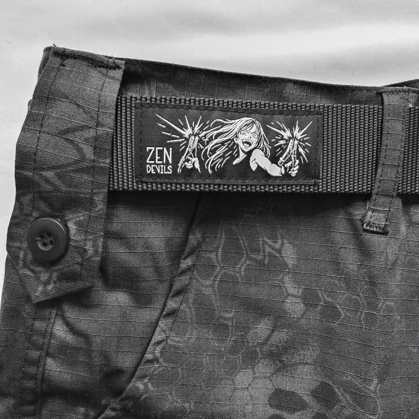 The Combat Uniform Pants [black Python]