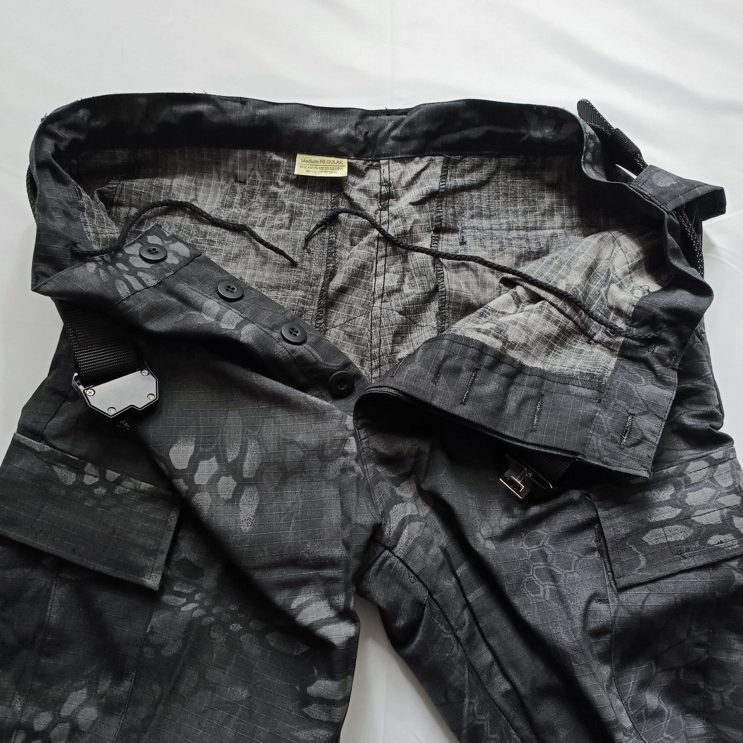 The Combat Uniform Pants [black Python]