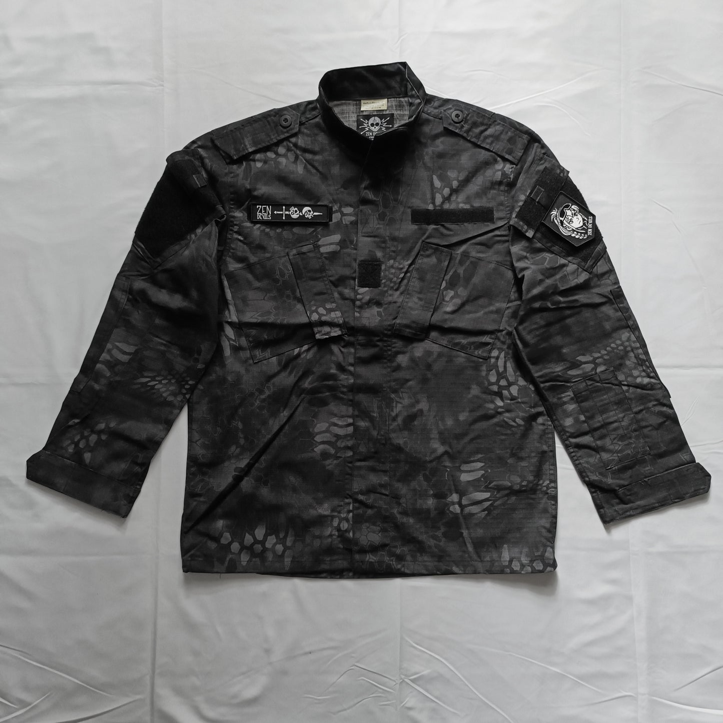 The Combat Uniform Shirt [black python]