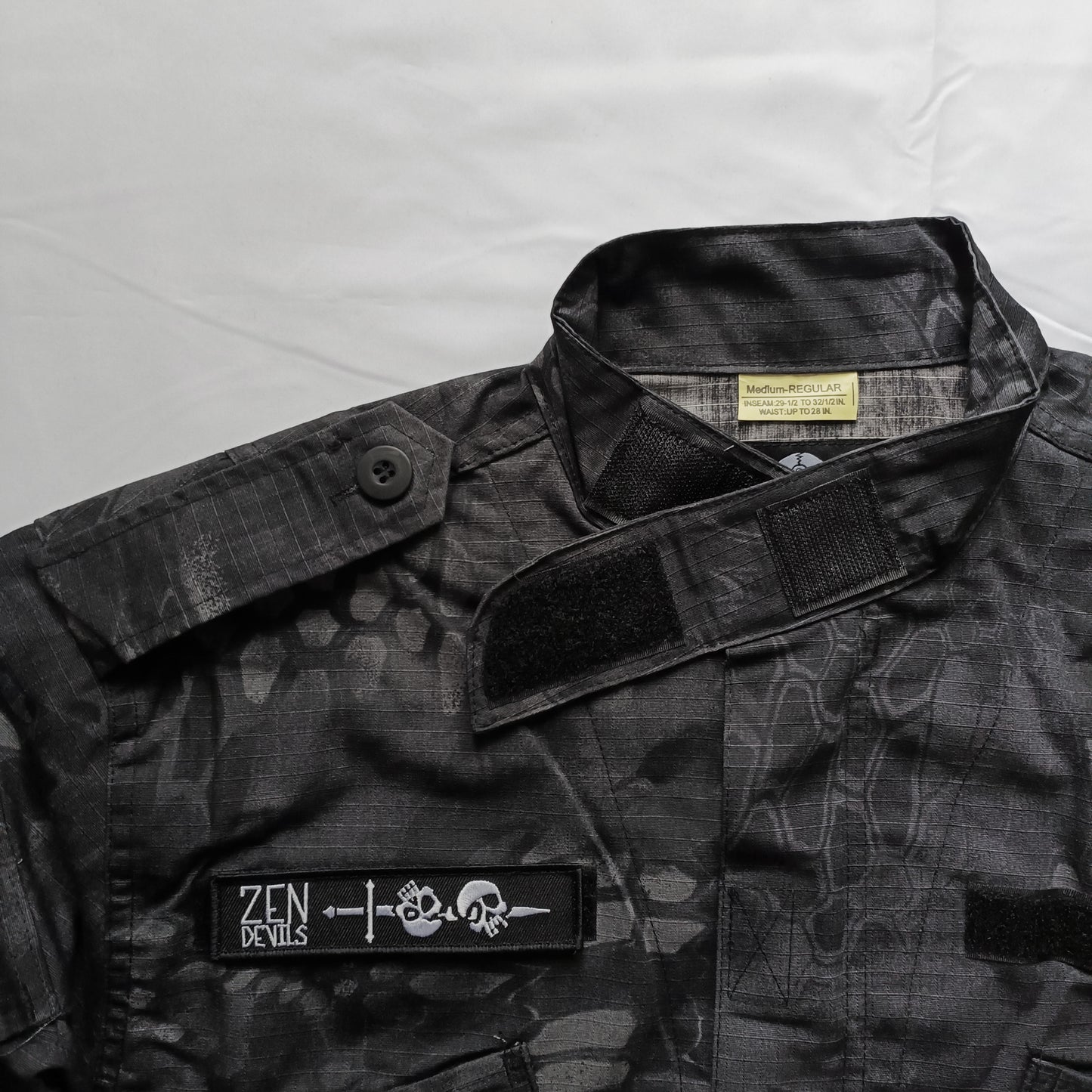 The Combat Uniform Shirt [black python]