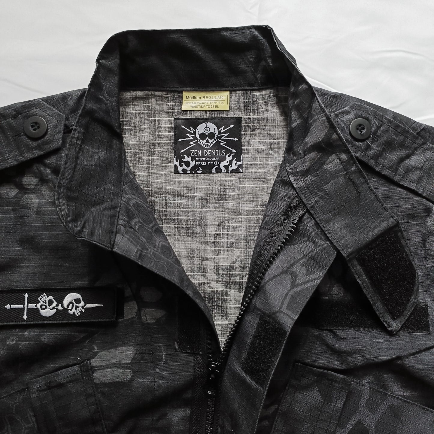 The Combat Uniform Shirt [black python]