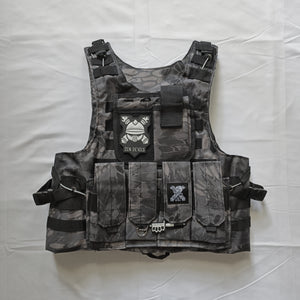 The Trench Tactical Vest  [black python]