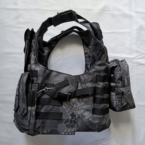 The Trench Tactical Vest  [black python]