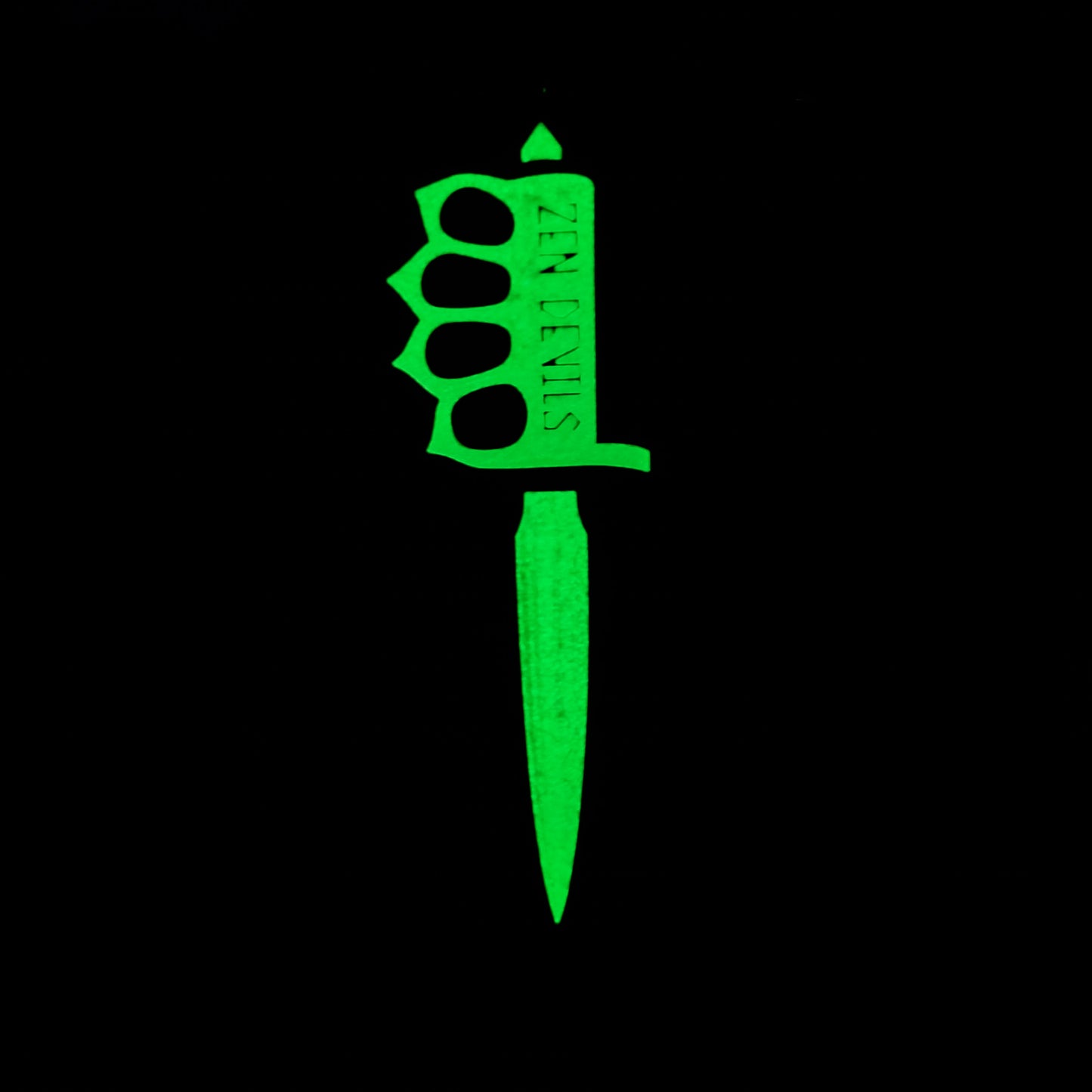 The Trench Knife Glow-in-the-Dark Keychain