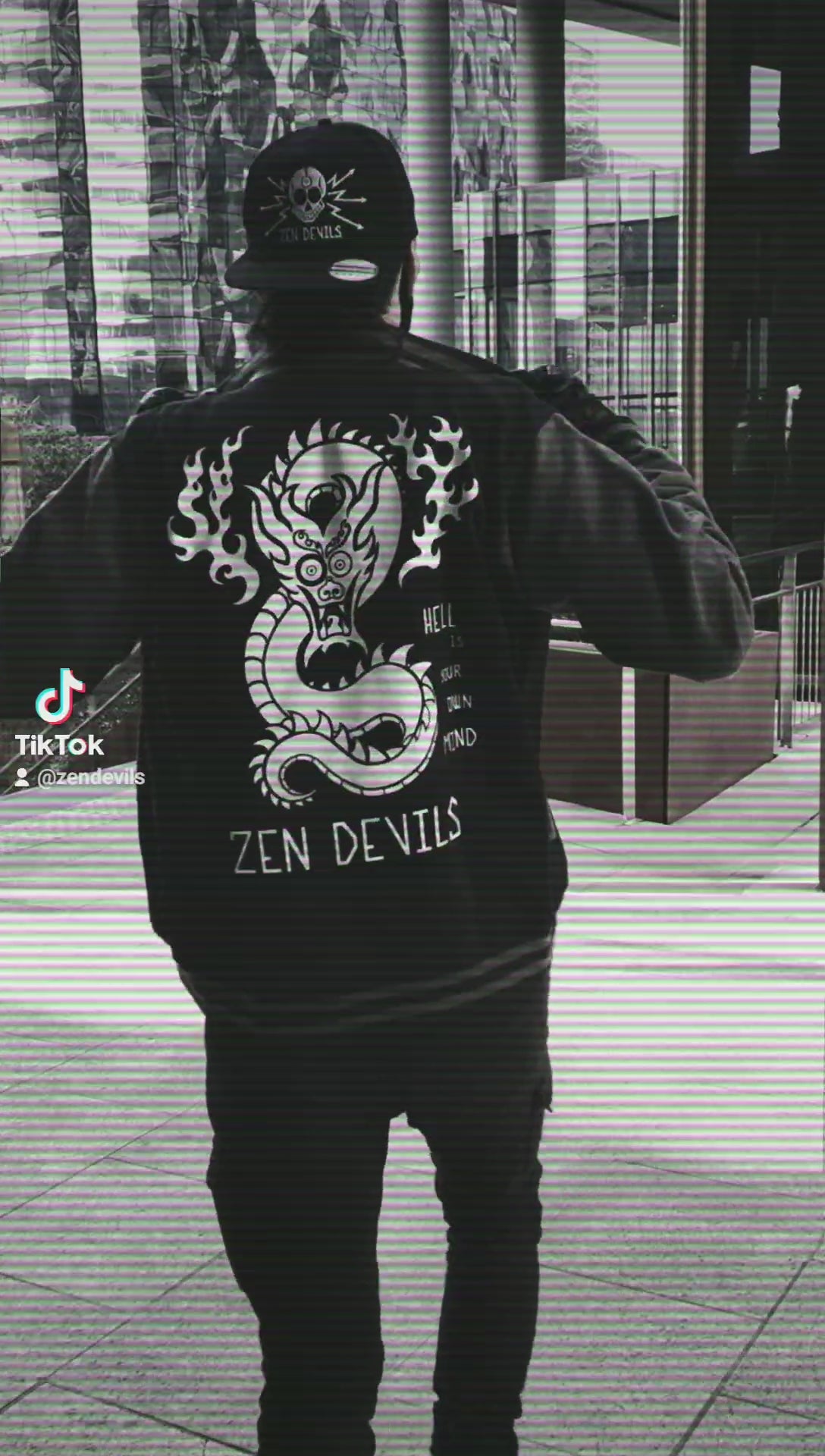 ink リメイク　Sports Jacket \" DRAGON\" ink リメイクSports Jacket 