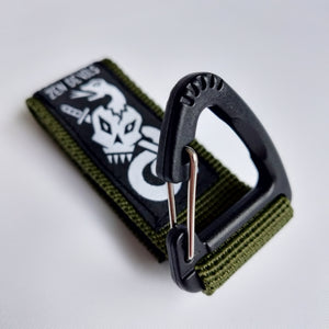 The Death Tactical Molle Keychain (army green)