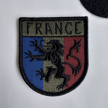 Load image into Gallery viewer, The Subdued France Lion Shield Velcro Patch