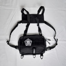 Load image into Gallery viewer, The Warcore Samurai Tactical Chest Bag (black keychain)