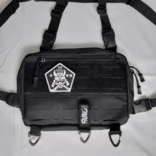 Load image into Gallery viewer, The Warcore Samurai Tactical Chest Bag (black keychain)