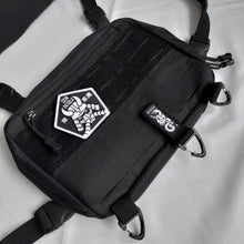 Load image into Gallery viewer, The Warcore Samurai Tactical Chest Bag (black keychain)