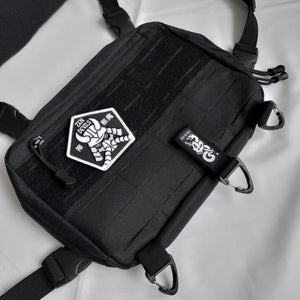 The Warcore Samurai Tactical Chest Bag (black keychain)