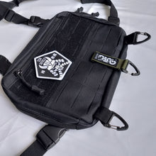 Load image into Gallery viewer, The Warcore Samurai Tactical Chest Bag (army green keychain)