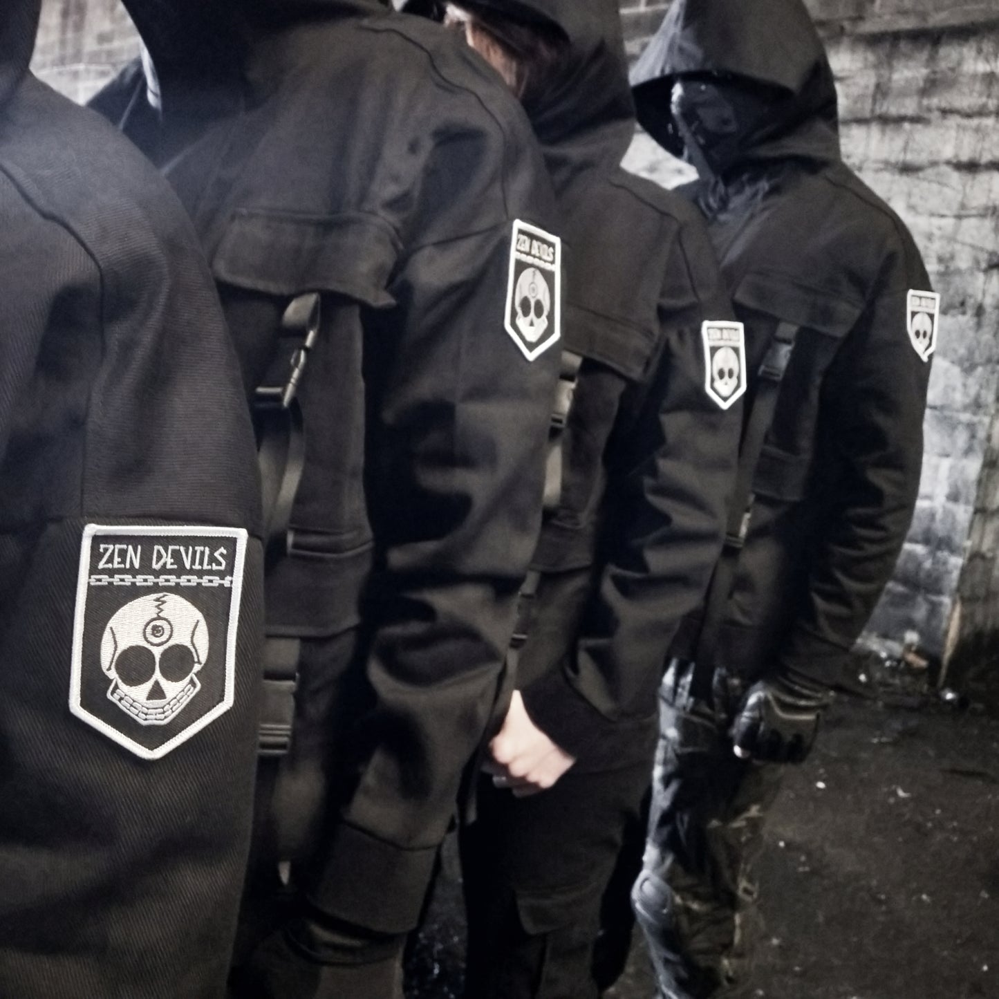 The Black Mass Hooded Tech Jacket