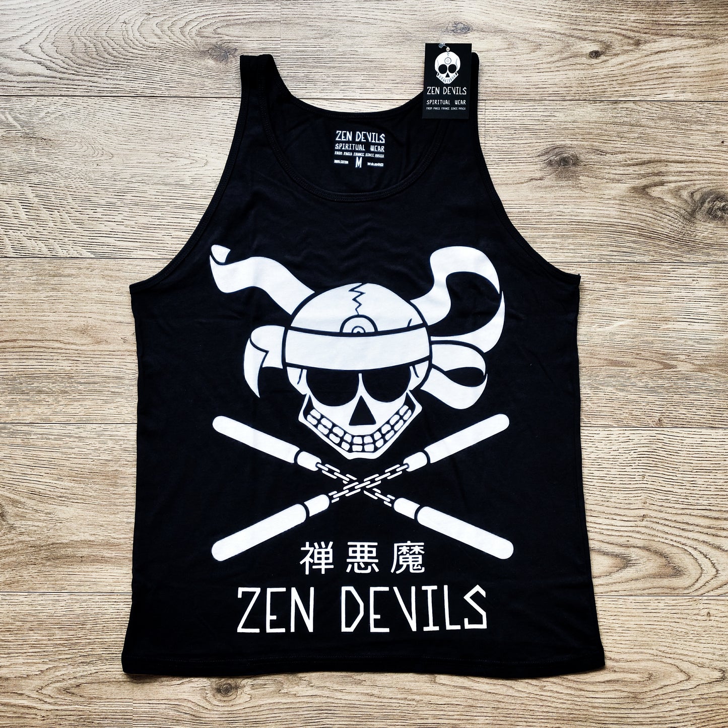 The Nunchucks Ninja Skull Tank Top