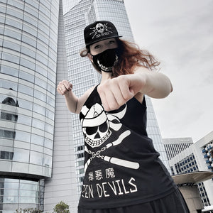 The Nunchucks Ninja Skull Tank Top